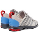 adidas Consortium - AdiStar Comp Advance Suede-Trimmed Mesh Sneakers - Men - Gray