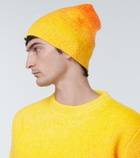 ERL - Gradient mohair-blend beanie