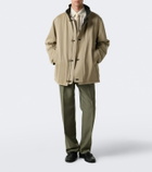 Auralee Reversible leather and wool jacket