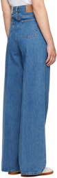 TOTEME Blue Wide Leg Jeans