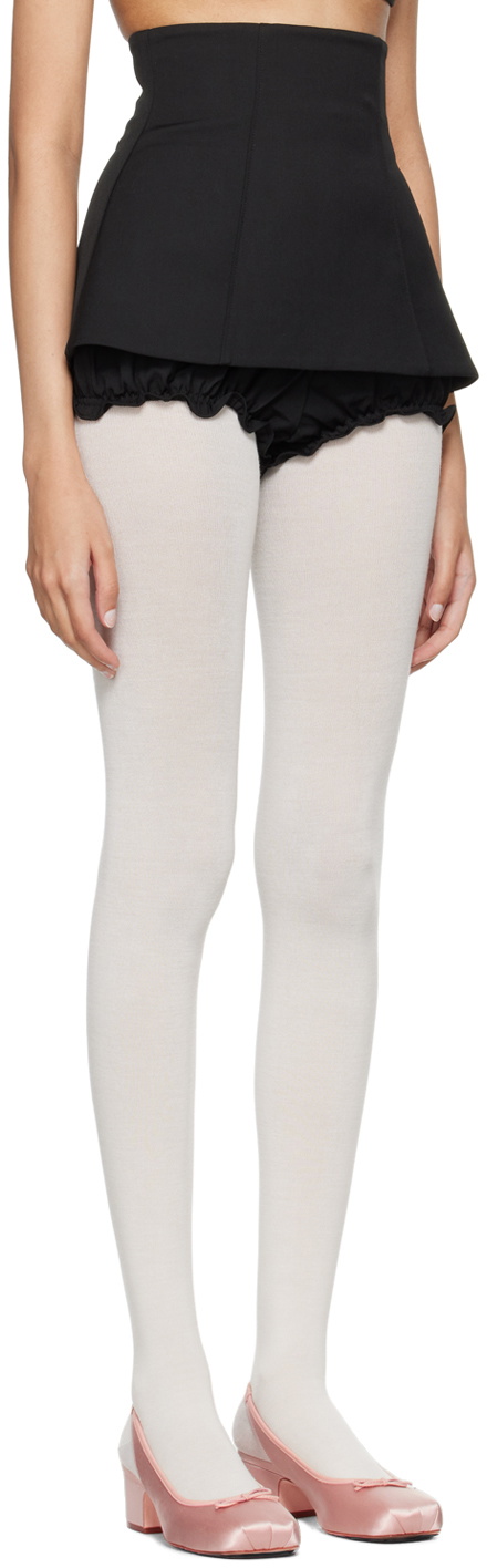 SHUSHU/TONG SSENSE Exclusive Black Mini Culotte Shorts SHUSHU/TONG SSENSE Exclusive Black Mini Culotte Shorts