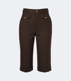 Xu Zhi Wool capri pants
