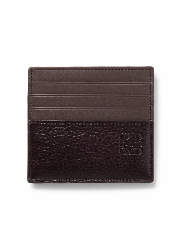 Photo: LOEWE - Logo-Debossed Leather Cardholder