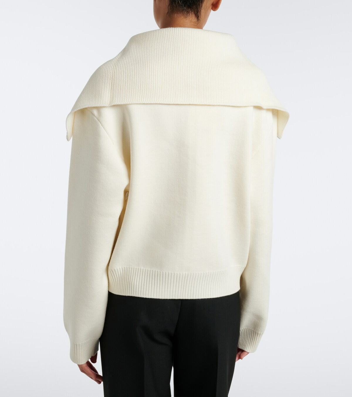 Róhe Wool zip-up sweater