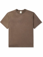 SSAM - Charlie Organic Cotton-Jersey T-Shirt - Brown