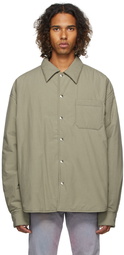 John Elliott Khaki Padded Scout Overshirt Jacket