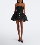 Blumarine Embellished lace bustier dress