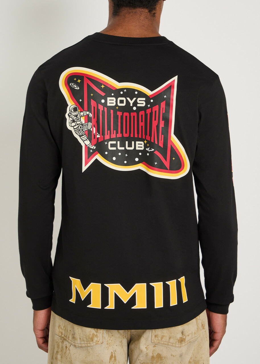 Billionaire Boys Club Appliquéd Cotton T-shirt Black