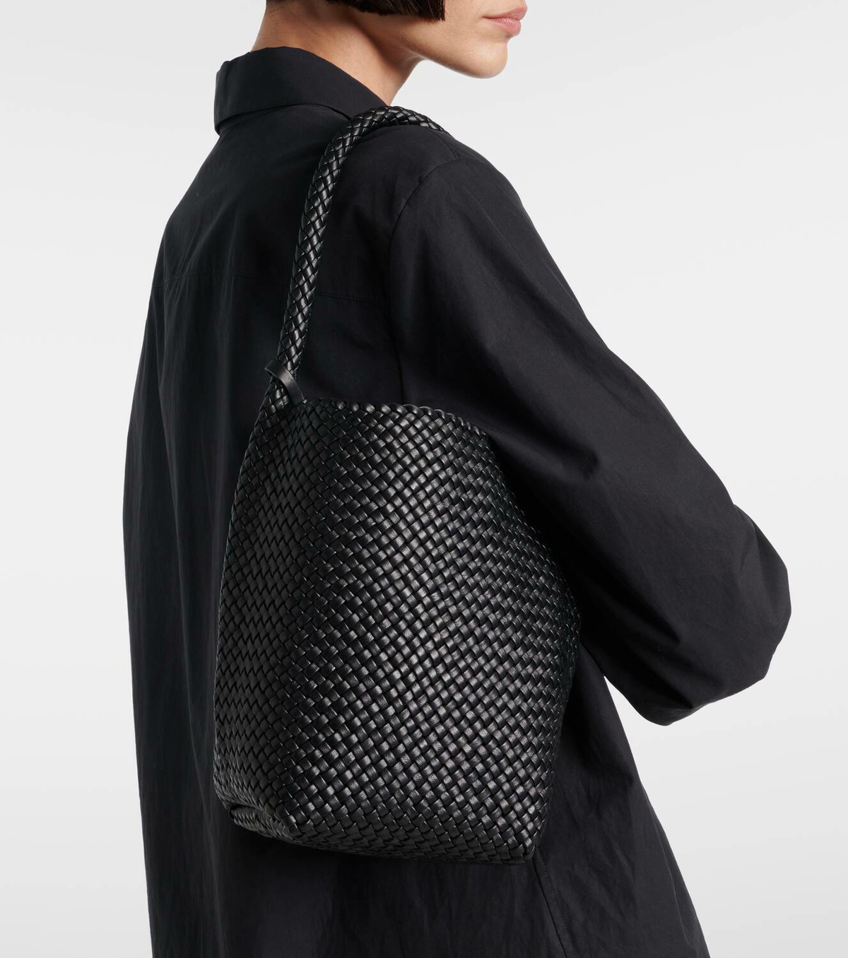 上質 ★ THE ROW Small woven N/S tote bag The Row N/S Park Small woven leather tote bag The Row
