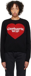 Carhartt Work In Progress Black Heart Sweater