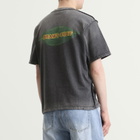Bram's Fruit Men's Distressed Leaf T-Shirt in Shadow Black