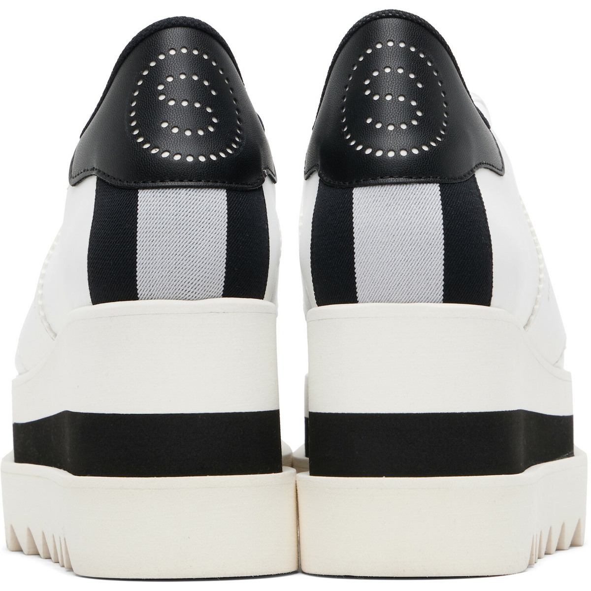 Stella McCartney White Sneak-Elyse Platform Sneakers