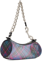 Vivienne Westwood Blue & Pink Cindy Cylinder Bag