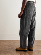 Noah - Straight-Leg Cotton-Corduroy Trousers - Gray