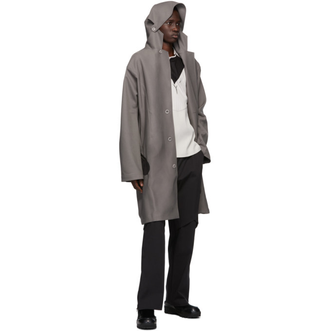 Kiko Kostadinov Taupe Lathi Coat Kiko Kostadinov