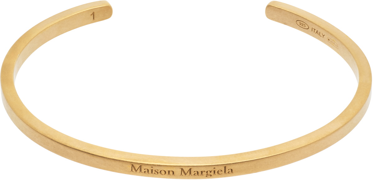 Maison Margiela Gold Tabi Bracelet Maison Margiela