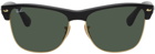 Ray-Ban Black Oversized Clubmaster Sunglasses