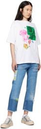 Marni White Collage Flowers T-Shirt