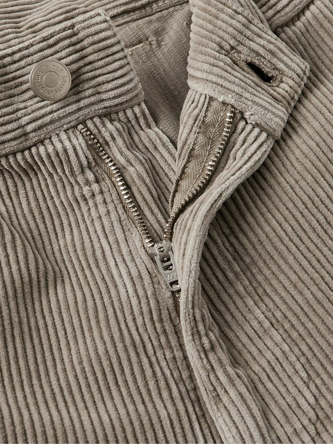 mfpen - Straight-Leg Cotton-Corduroy Trousers - Neutrals
