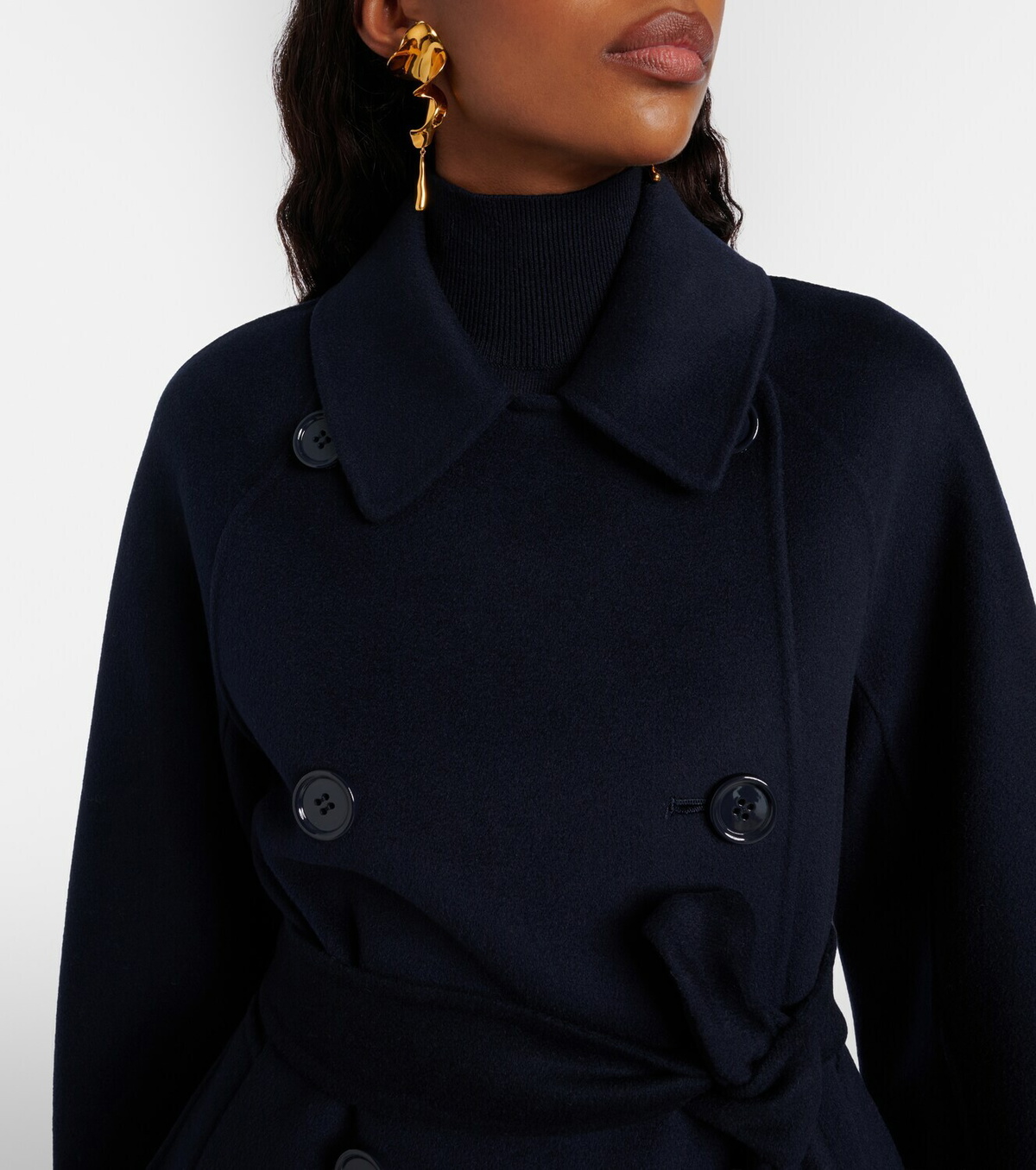 'S Max Mara Louise belted double-breasted virgin wool jacket