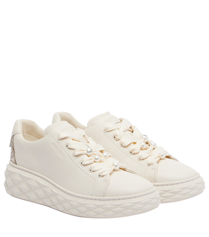 Photo: Jimmy Choo Diamond Light Maxi leather sneakers