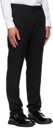 Hugo Black Extra-Slim-Fit Wool-Blend Twill Trousers