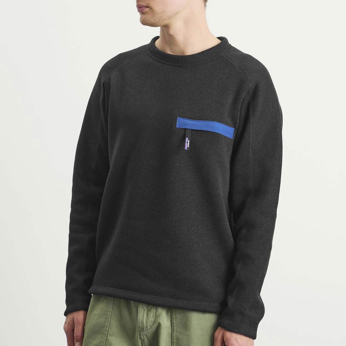 Patagonia Men's Better Sweater Crewneck Sweatshirt in Black