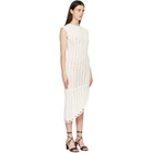 Loulou de Saison White Malena Ruffled Crochet Midi Dress
