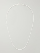 Mikia - Sterling Silver and Emerald Necklace