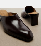 Khaite Colt leather mules