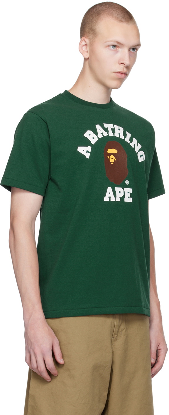 BAPE Green College T-Shirt