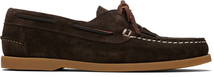 Photo: HEREU Brown Saler Nautic Suede Boat Shoes