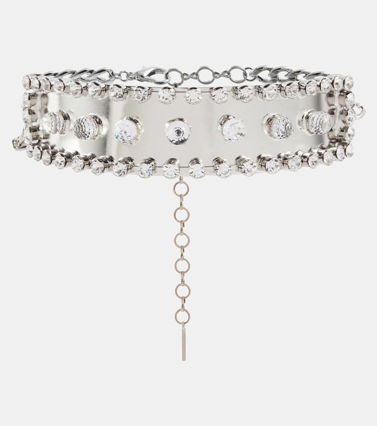 Alessandra Rich Crystal-embellished choker