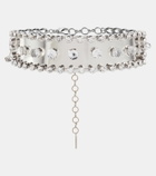 Alessandra Rich Crystal-embellished choker
