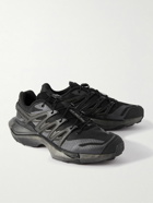 Salomon - XT PU.RE ADVANCED Rubber-Trimmed Mesh Sneakers - Black