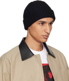 Givenchy Black Safety Pin Beanie