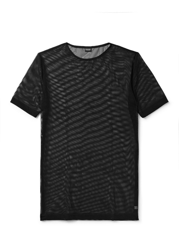 Photo: Balenciaga - Mesh T-Shirt - Black