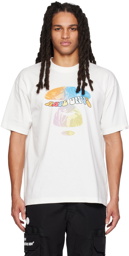 AAPE by A Bathing Ape White Printed T-Shirt