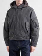 Our Legacy - Orbit Hooded Twill Bomber Jacket - Green