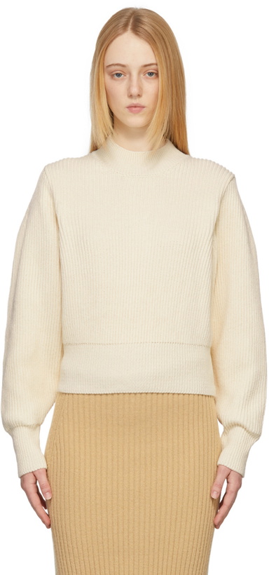 Photo: LVIR Off-White Puff Sleeve Sweater