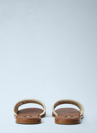 Miu Miu Crochet Slide Sandals