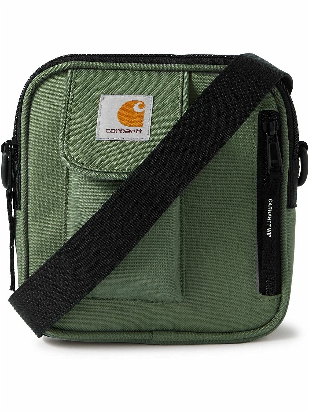 Photo: Carhartt WIP - Essentials Small Logo-Appliquéd Recycled-Canvas Messenger Bag