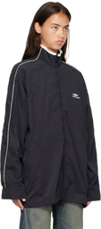 Balenciaga Black Fluid Peachy Track Jacket