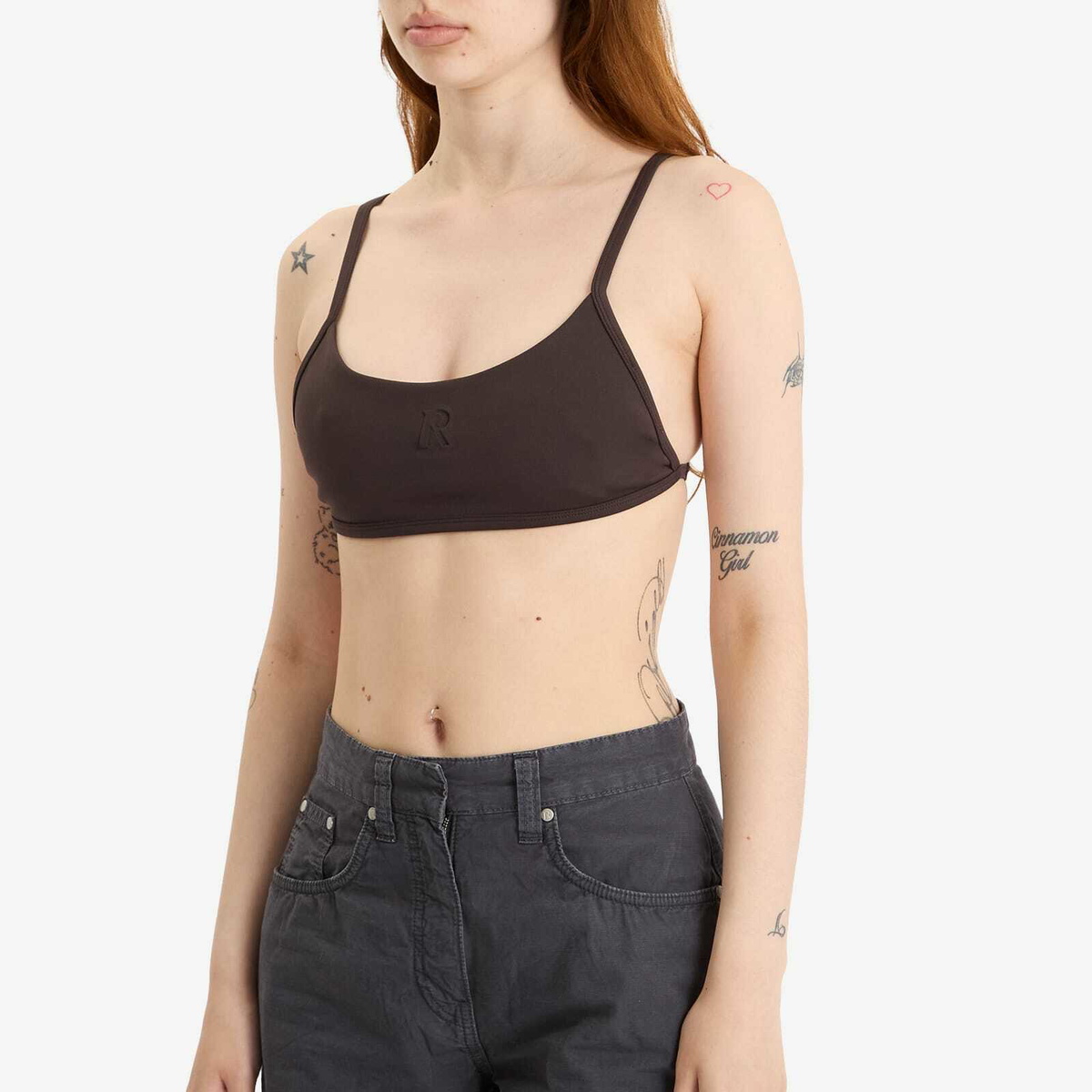 Represent Women's Control Bralette in Chocolate