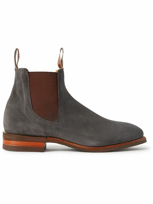 Photo: R.M.Williams - Comfort Craftsman Suede Chelsea Boots - Gray