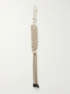 Rick Owens - Moncler Silver-Tone and Cord Keyring