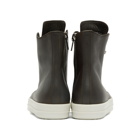 Rick Owens Brown Performa High Sneakers