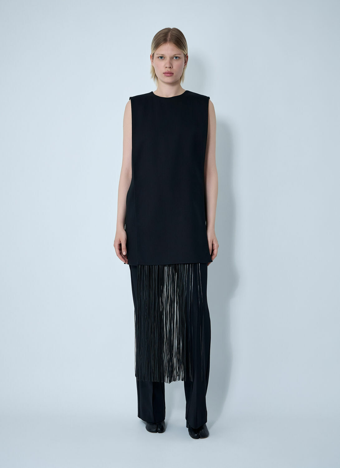 Sportmax Finnici Fringe Midi Dress