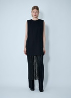 Sportmax Finnici Fringe Midi Dress