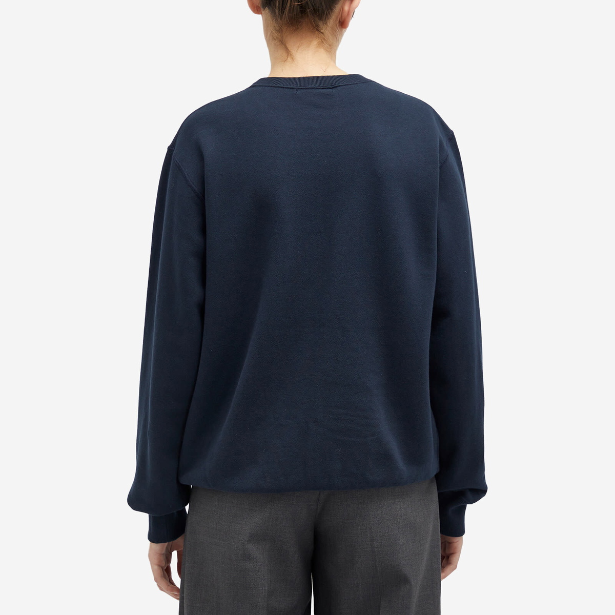 Undercover Women's U Logo Crew Neck Sweatshirt in Blue